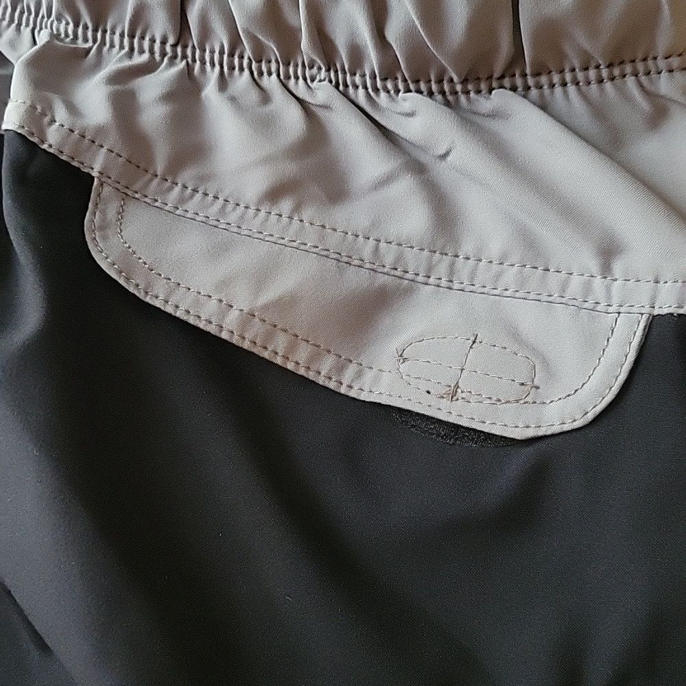 $50 NEW SPEEDO MARINA GRAY BLACK STRETCH FLEX VOLLEY SHORTS w/ liner L large NWT - Picture 14 of 15